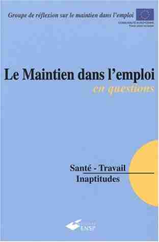 Couverture d'un livre de Groupe de réflexion sur le maintien dans l'emploi