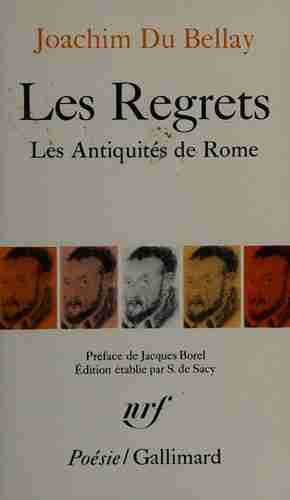 Couverture d'un livre de Joachim Du Bellay