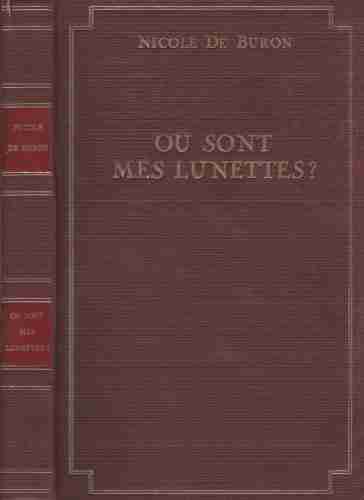 Couverture d'un livre de Nicole de Buron