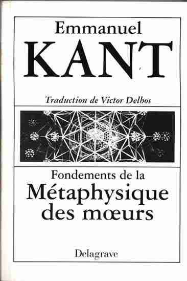 Couverture d'un livre de Immanuel Kant