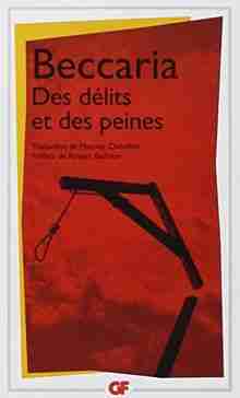 Couverture d'un livre de Cesare Beccaria