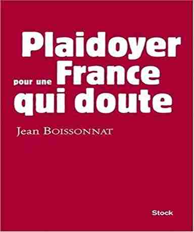Couverture d'un livre de Jean Boissonnat