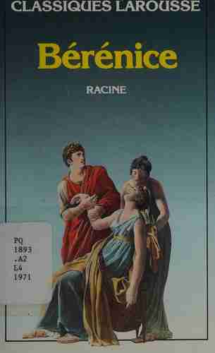 Couverture d'un livre de Jean Racine