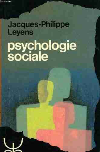 Couverture d'un livre de Jacques-Philippe Leyens