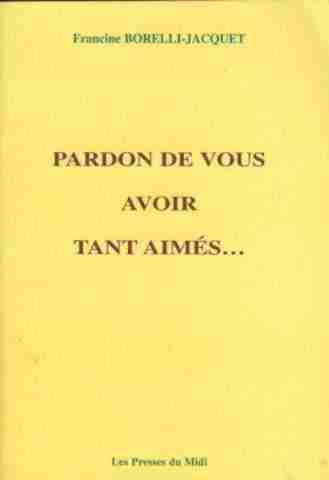 Couverture d'un livre de Francine Borelli-Jacquet