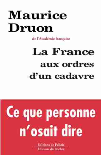 Couverture d'un livre de Maurice Druon