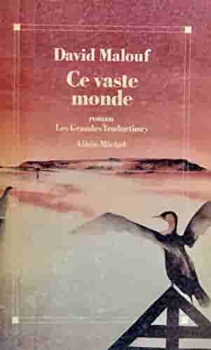 Couverture d'un livre de David Malouf