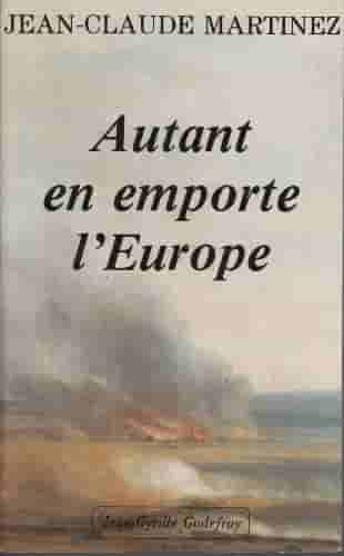 Couverture d'un livre de Jean-Claude Martinez