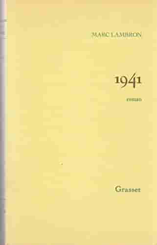 Couverture d'un livre de Marc Lambron