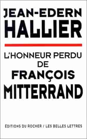 Couverture d'un livre de Jean-Edern Hallier