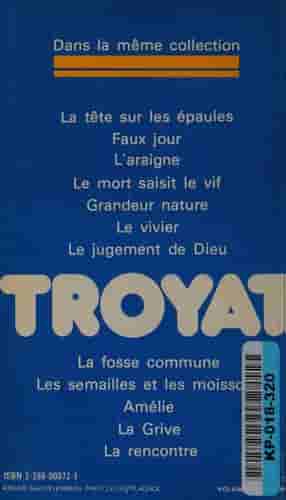 Couverture d'un livre de Henri Troyat