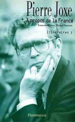 Couverture d'un livre de Pierre Joxe