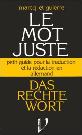 Couverture du livre Das rechte Wort de Philippe Marcq