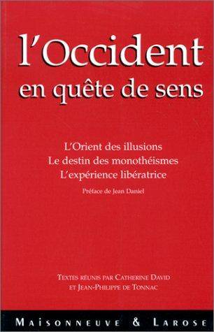 Couverture du livre L'Occident en quête de sens de Catherine David