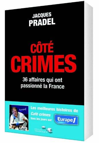 Couverture du livre Côté crimes de Jacques Pradel