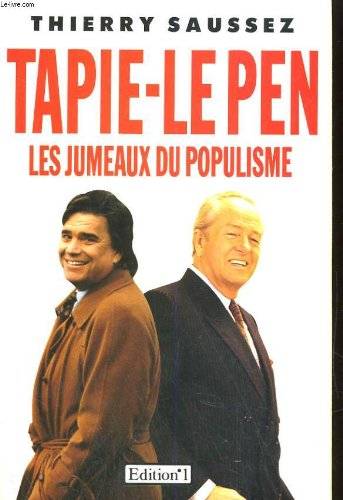 Couverture du livre Tapie-Le Pen de Thierry Saussez