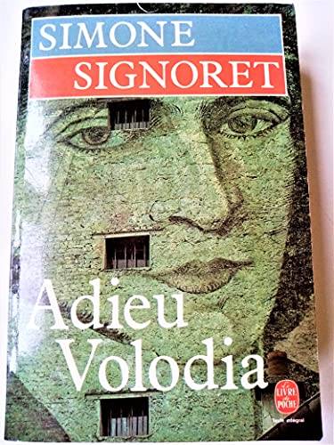 Couverture du livre Adieu Volodia de Simone Signoret
