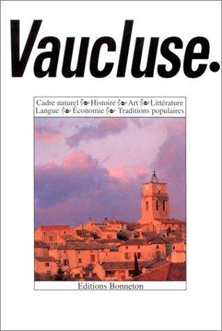 Couverture du livre Vaucluse de Sabine-barnicaud