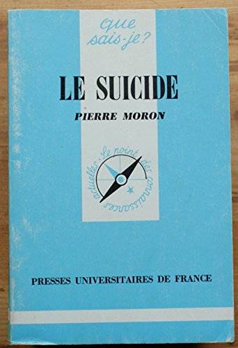 Couverture du livre Le suicide de Pierre Moron