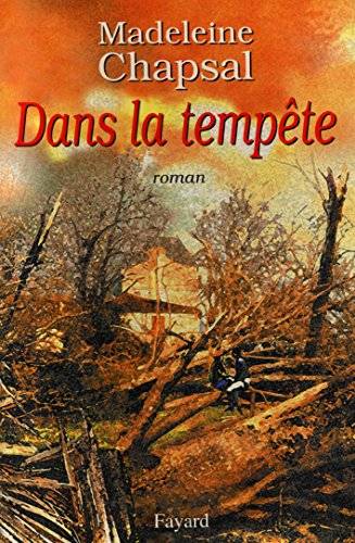 Couverture du livre Dans la tempête de Madeleine Chapsal
