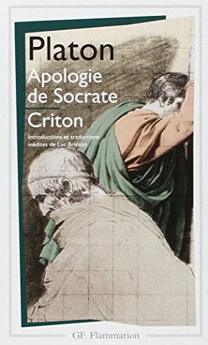Couverture du livre Apologie de Socrate de Plato