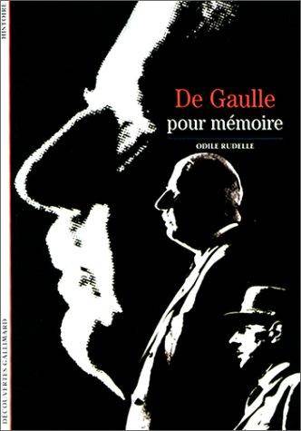 Couverture du livre De Gaulle de Odile Rudelle