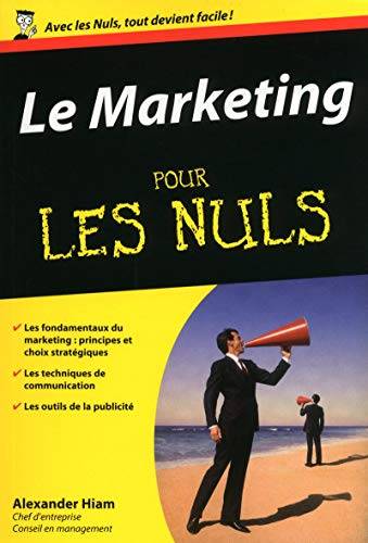 Couverture du livre Le Marketing pour les Nuls de Alexander Hiam