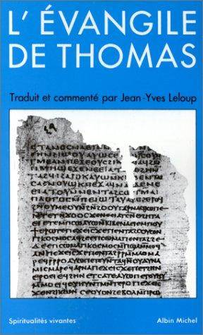 Couverture du livre Évangile selon Thomas de Jean-Yves Leloup