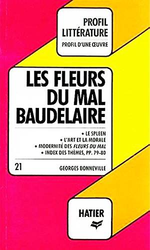 Couverture du livre Les Fleurs du mal, Baudelaire de Michel Truffet