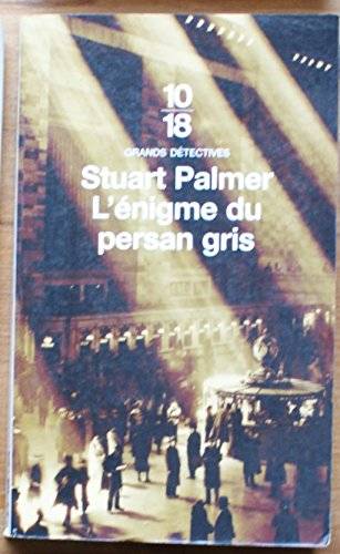 Couverture du livre L'énigme du persan gris de Stuart Palmer