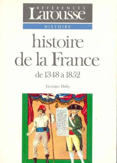 Couverture du livre Histoire de la France de Georges Duby