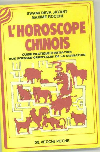 Couverture du livre L' Horoscope chinois de swami Deva Jayant