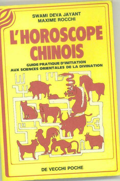 Couverture du livre L' Horoscope chinois de swami Deva Jayant