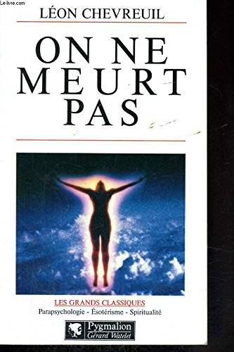 Couverture du livre On ne meurt pas de Léon Chevreuil