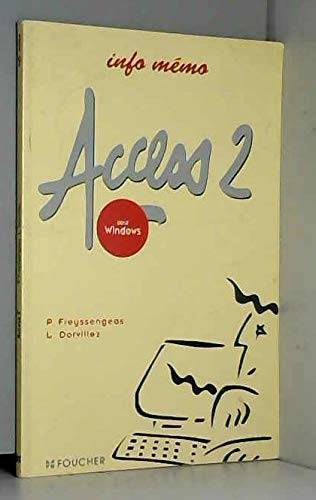 Couverture du livre Access 2 de Pierre Freyssengeas
