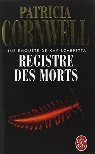 Couverture du livre Registre des morts de Cornwell
