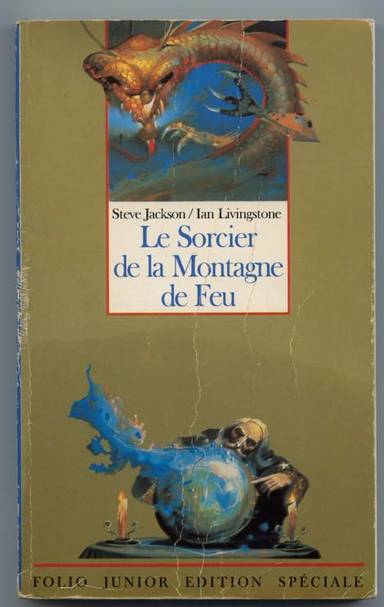 Couverture du livre Le Sorcier de la montagne de feu de Steve Jackson