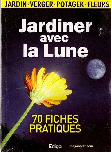 Couverture du livre Jardiner avec la Lune de Claire Pâquerette