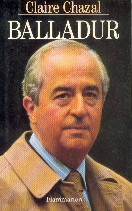 Couverture du livre Edouard Balladur de Claire Chazal