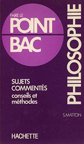 Couverture du livre Philosophie de Sylvain Matton
