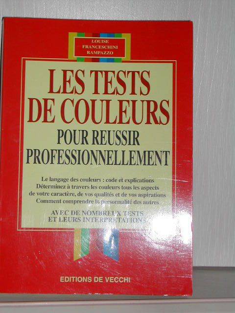 Couverture du livre Les tests de R Franceschini