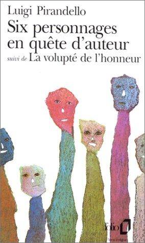 Couverture du livre Six personnages en quête d'auteur de Luigi Pirandello