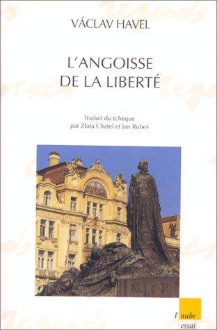 Couverture du livre L'angoisse de la liberté de Václav Havel