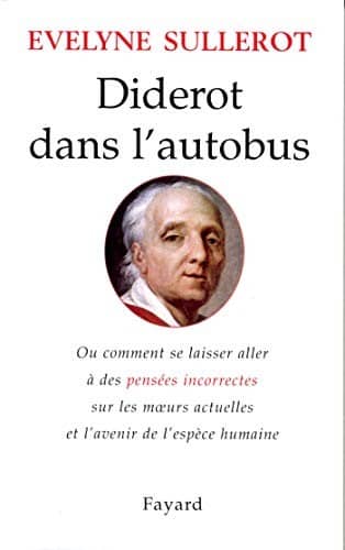 Couverture du livre Diderot dans l'autobus de Evelyne Sullerot