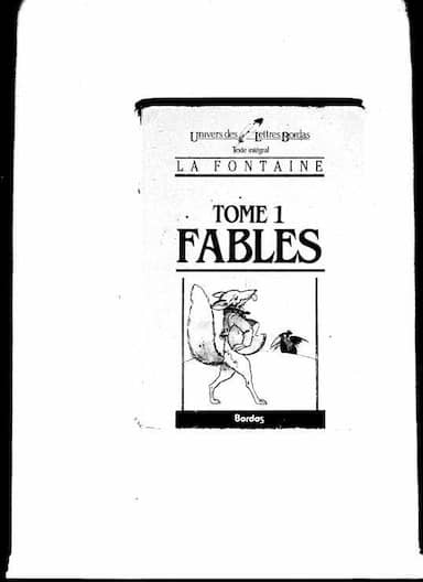Couverture du livre Fables de Jean de La Fontaine