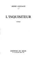 Couverture du livre L'inquisiteur de Henri Gougaud