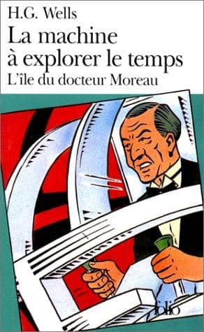 Couverture du livre La machine a explorer le temps de H. G. Wells