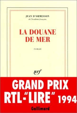 Couverture du livre La douane de mer de Jean d' Ormesson