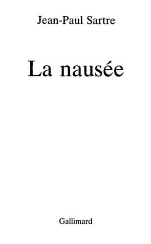 Couverture du livre La nausée de Jean-Paul Sartre