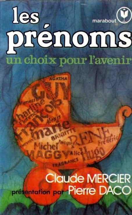Couverture du livre Les prénoms de Claude Mercier
